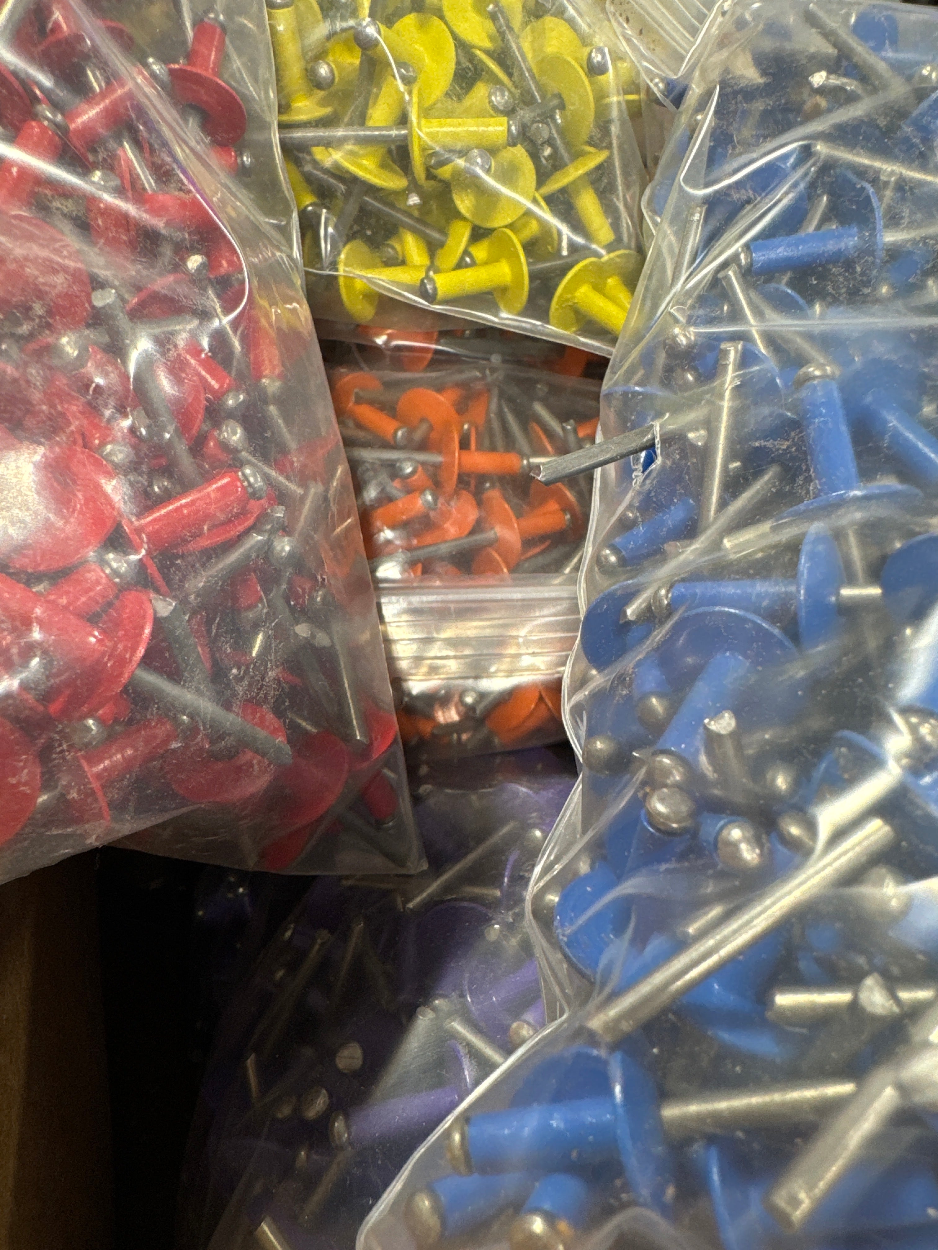 Colored Rivets - 100 Qty